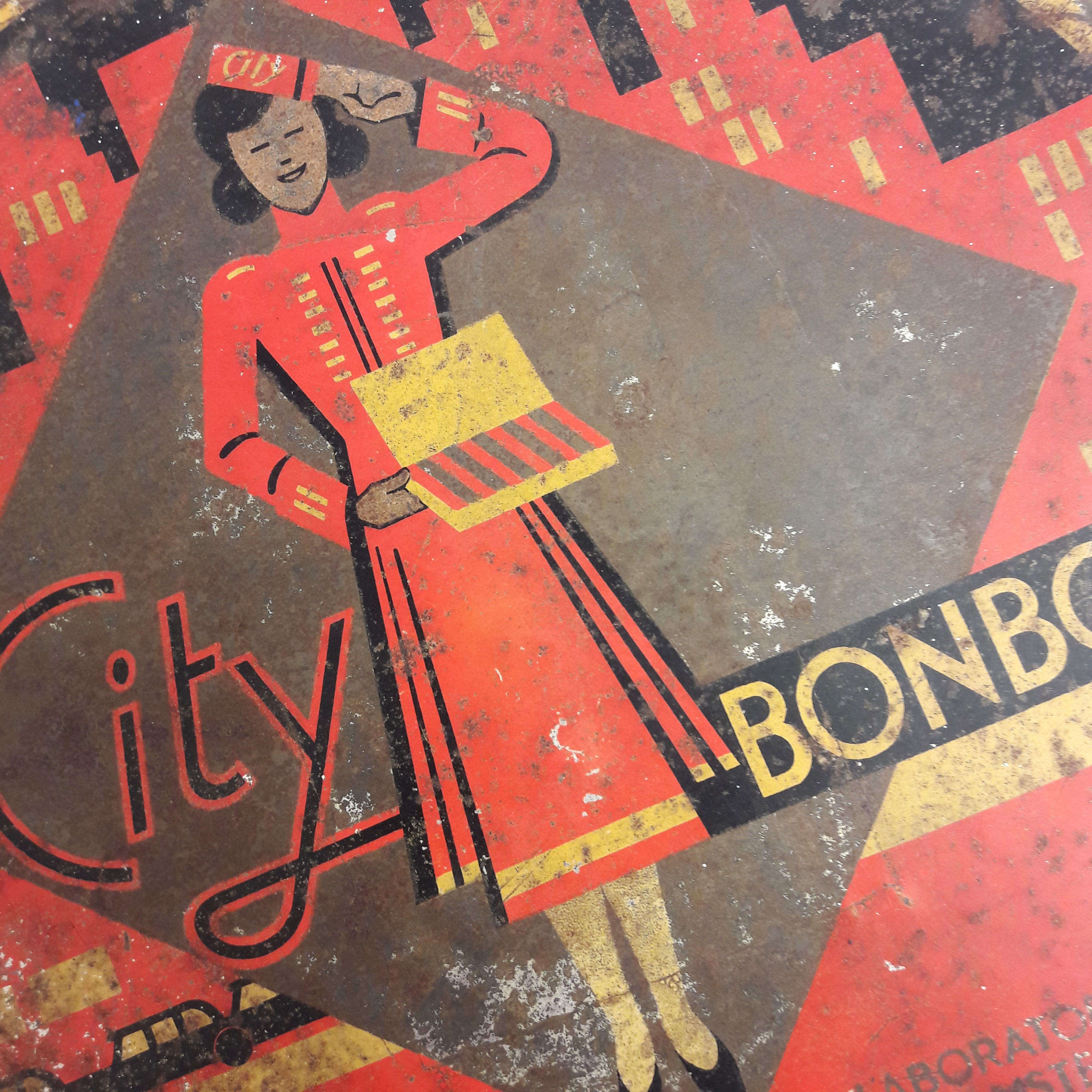 jaren 20 blik City Bonbons