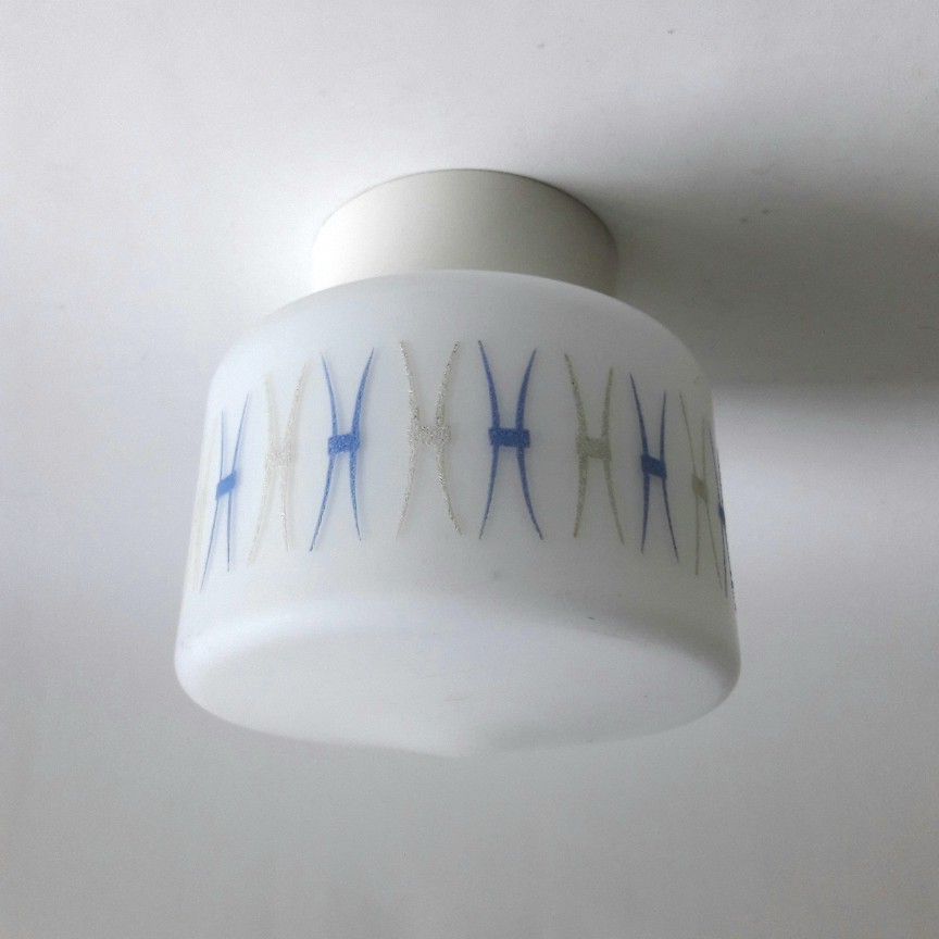 jaren 60 plafondlamp (2657)