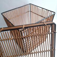 vintage rotan Rohe opbergmand