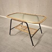 jaren 60 rotan tafeltje