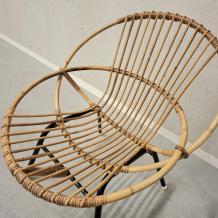 jaren 60 rotan stoeltje