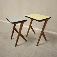 set jaren 60 bijzettafeltjes