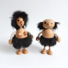 jaren 60/70 DDR/Deense houtpoppetjes
