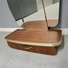 jaren 60 wand kapspiegel