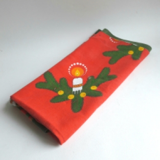 vintage Kerst tafelkleed