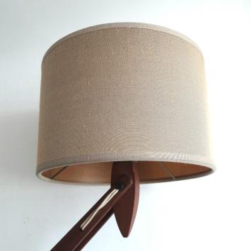 jaren 60 teak wandlamp