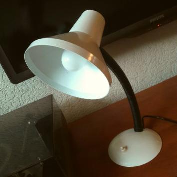 jaren 60/70 buro lamp (2712)