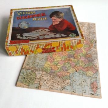 jaren 30 Victory Geographical puzzel