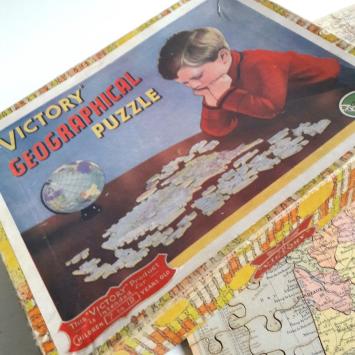 jaren 30 Victory Geographical puzzel