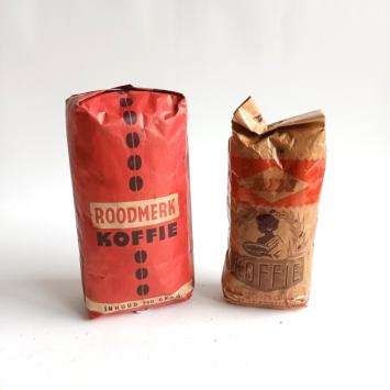 set jaren 50 koffieverpakkingen (2749)
