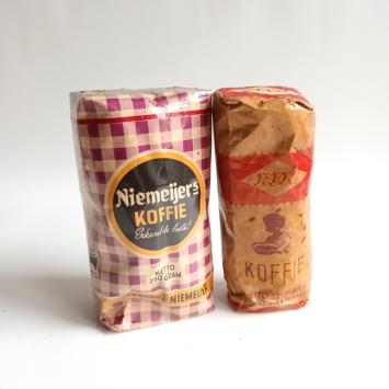 set jaren 50 koffieverpakkingen (2750)
