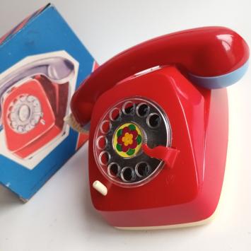 jaren 60/70 speelgoed telefoon