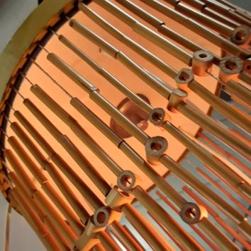 jaren 60/70 (rotan) plafondlamp