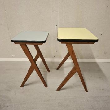 set jaren 60 bijzettafeltjes