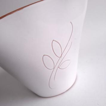 jaren 60 XL bloempot meisje