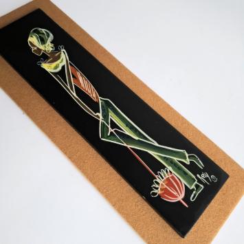 jaren 50/60 wandbord/tegel (3075)