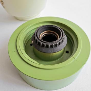 jaren 50 plafondlamp met afbeelding