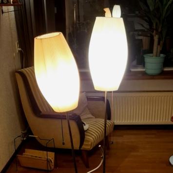 jaren 50/60 vloerlamp (3093)