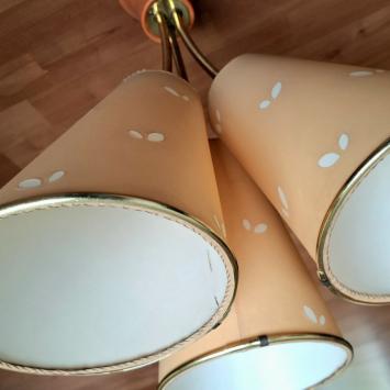 jaren 50/60 plafondlamp (3098)