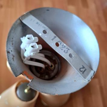 jaren 50/60 plafondlamp (3098)