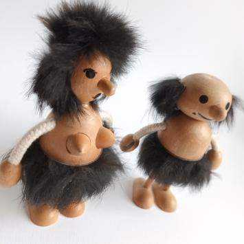 jaren 60/70 DDR/Deense houtpoppetjes