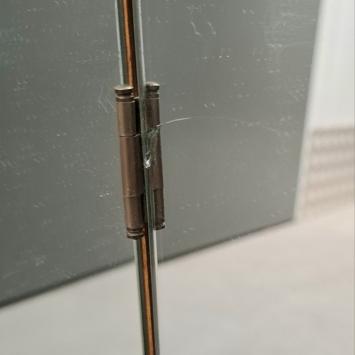 jaren 60 wand kapspiegel