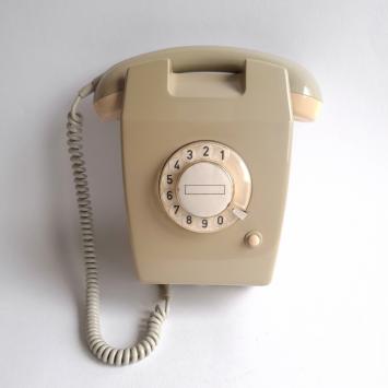 jaren 70 PTT wandtelefoon